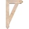 Ekena Millwork Traditional Arts and Crafts Smooth Bracket w/ Offset Brace, Douglas Fir, 5 1/2"W x 18"D x 30"H BKT0604X18X30TRA03SDF - alternate 3